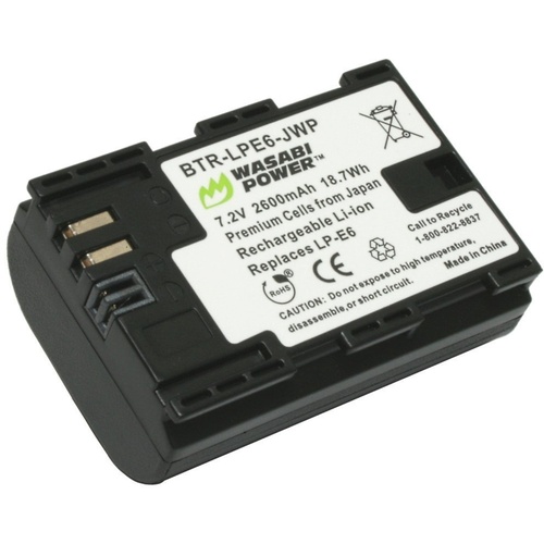 Wasabi Power Battery - Canon LP-E6 type