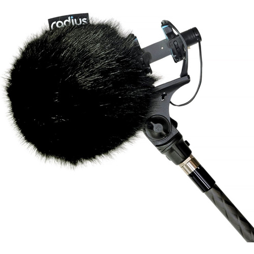 Radius Fur Windcover for Rycote BBG (Single, Black)