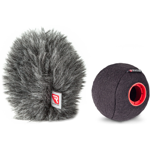Rycote Baseball Windscreen and Baseball Windjammer Combo Kit (0.9" Diameter Hole)