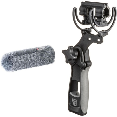 Rycote Softie with Lyre Mount and Pistol Grip (11.4" Long, 0.7 to 0.8" Diameter Hole)