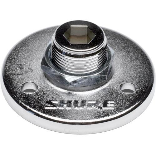 Shure A12 Gooseneck Mounting Flange - Silver
