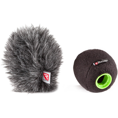 Rycote Baseball Windscreen and Baseball Windjammer Combo Kit (0.8" Diameter Hole)