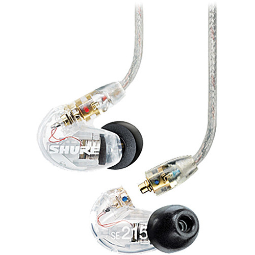 Shure SE215 Sound Isolating Earphones - Clear