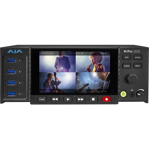 AJA Ki Pro GO2 Multichannel H.264/H.265 Recorder/Player