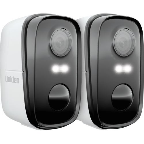 Uniden App Cam SOLO X2K 2K Super HD Spotlight Camera (Twin Pack)