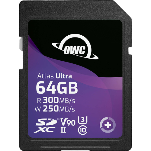 OWC 64GB Atlas Ultra UHS-II SDXC Memory Card