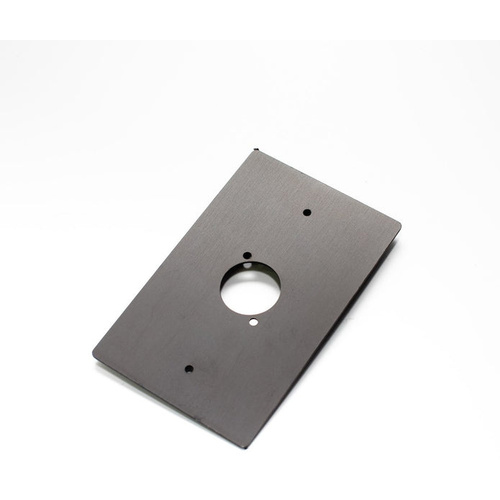 Livesound WP01-P Single D'Series Wall Plate (Black, Vertical)