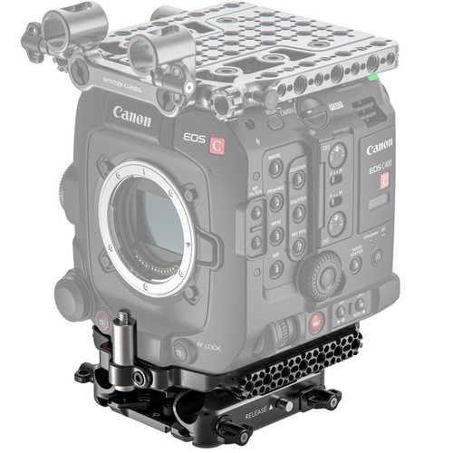 Wooden Camera Baseplate System for Canon C400