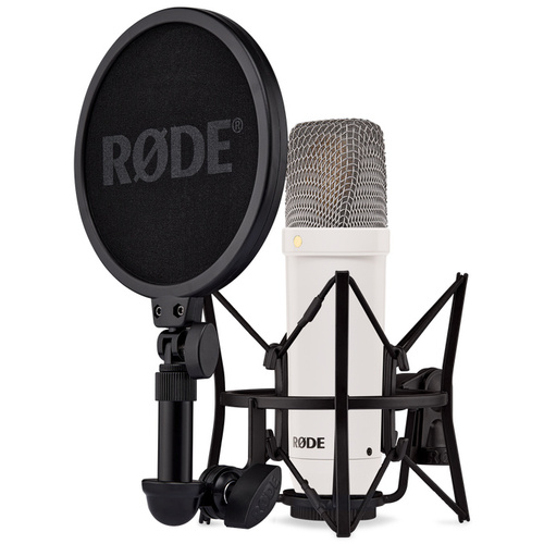 RODE NT1 Signature Series Studio Condenser Microphone (White)