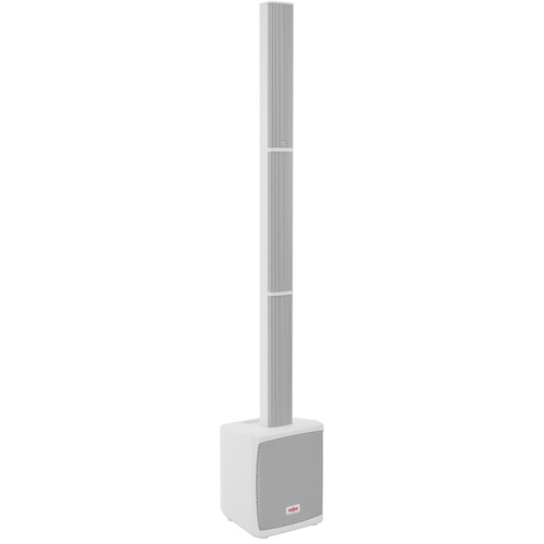 HH Electronics Tensor Solo All-in-One Column Powered PA System (White)