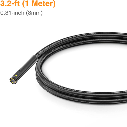 Teslong Dual-Lens 8mm Flexible Inspection Probe (1m)