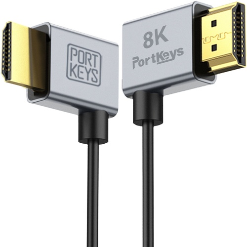 Portkeys 2.5mm Ultra Thin HDMI Cables (2 Pack)