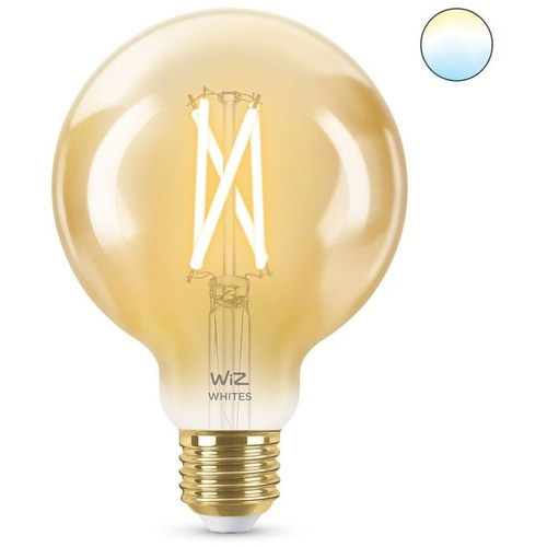 Philips WiZ Amber Filament 50W A60 G95 E27 Smart Bulb (WiFi + Bluetooth)