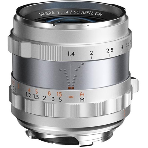 Thypoch Simera 50mm Lens f/1.4 Lens (Leica M, Silver)