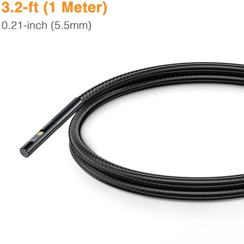 Teslong Dual-Lens 5.5mm Flexible Inspection Probe (1m)