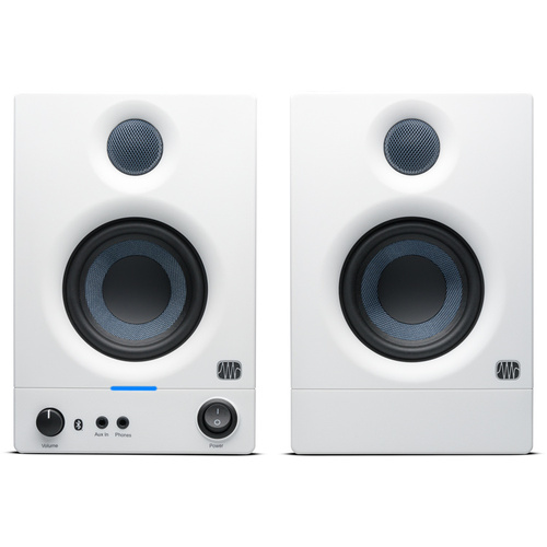 PreSonus ERIS 3.5BT Active Bluetooth Media Reference Monitors (Pair, White)