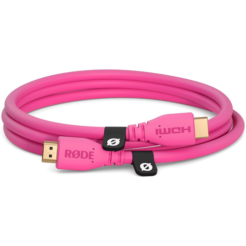 RODE HDMI-1.5 High Speed HDMI Cable (1.5m, Pink)