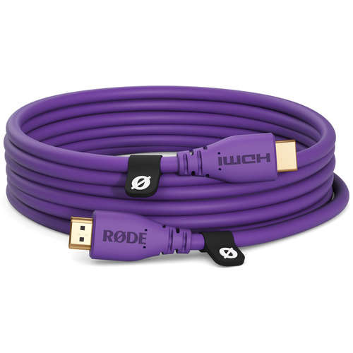 RODE HDMI-3 High Speed HDMI Cable (3m, Purple)