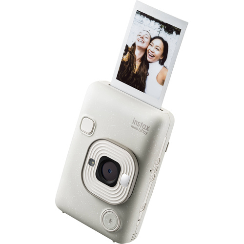FujiFilm INSTAX MINI Liplay Hybrid Instant Camera (Misty White)