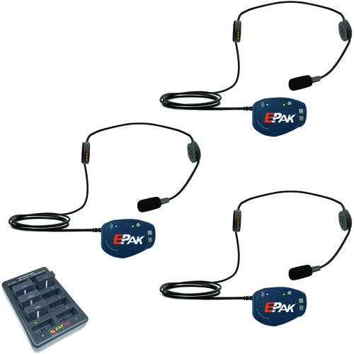 Eartec Fusion 5-Person In-Helmet Headset System