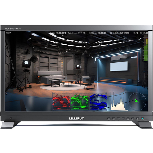 Lilliput PVM220S-E 21.5" Live Stream Recording Monitor with Carry Case (V-Mount)