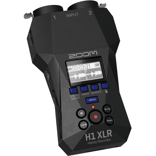 Zoom H1 XLR Portable Audio Recorder for Video