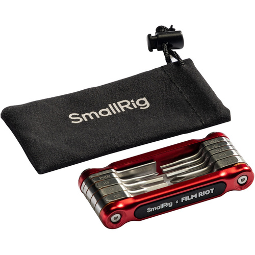 SmallRig x FILM RIOT 4813 10-in-1 Folding Wrench Set (Red)