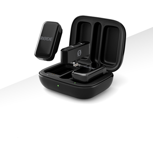 RODE Wireless Micro Ultra-Compact Wireless Microphone (Lightning, Black)