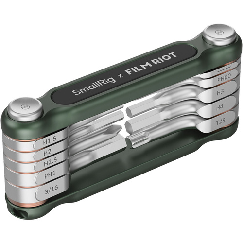 SmallRig x FILM RIOT 4814 10-in-1 Folding Wrench Set (Green)