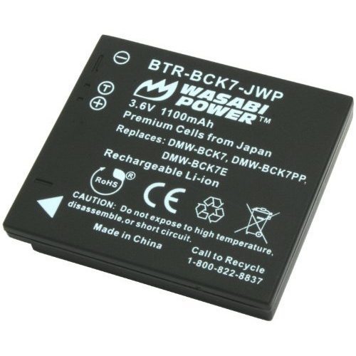 Wasabi Power Battery for Panasonic Lumix DMW-BCK7