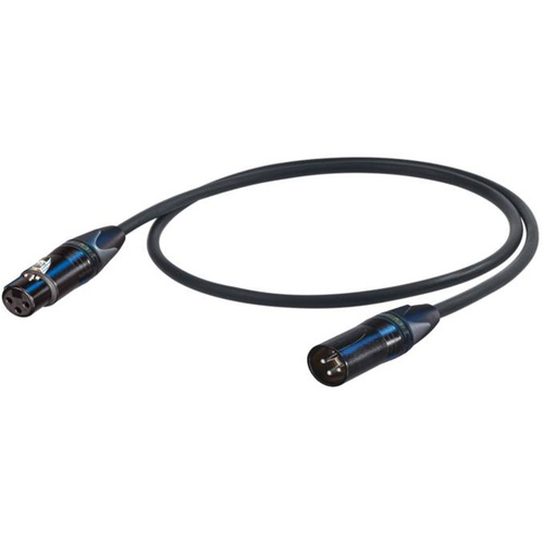 Proel XLR to XLR Braid Shield Cable (5m, Black)