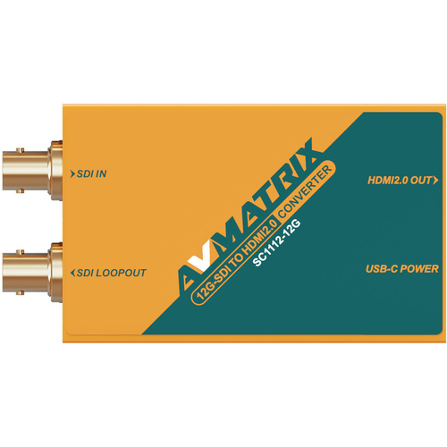 AVMATRIX SC1112-12G SDI to HDMI2.0 Converter