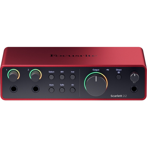 Focusrite Scarlett 2i2 USB-C Audio Interface (4th Generation) - Open Box