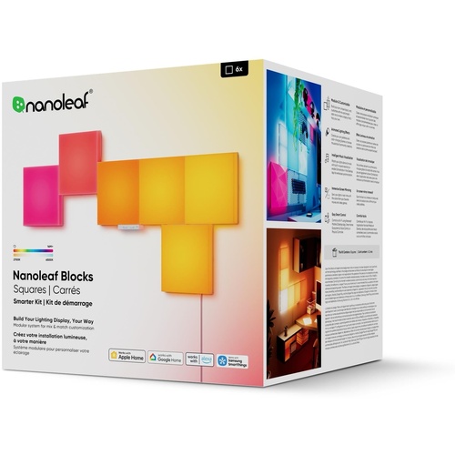 Nanoleaf Blocks Squares Starter Kit (6 Pack)