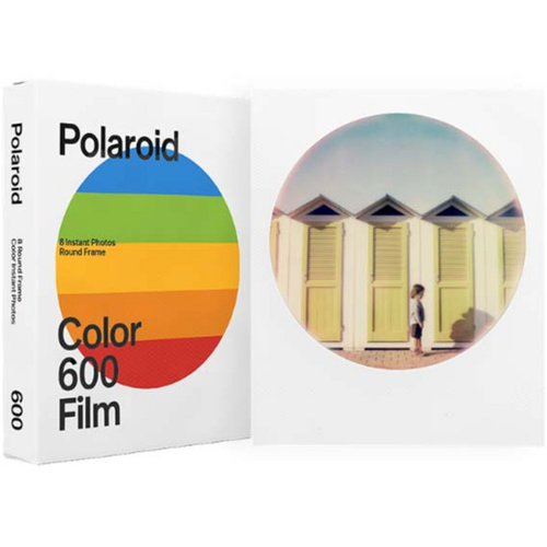Polaroid Color 600 Instant Film (Round Frame, 8 Exposures)