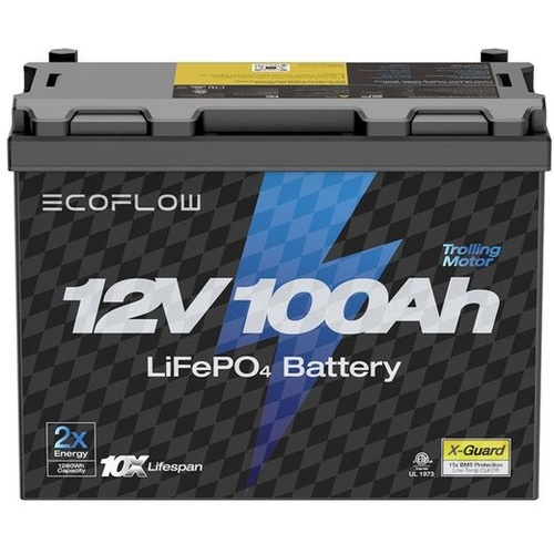 EcoFlow Lithium 12V 100Ah Deep Cycle LiFePO4 Battery