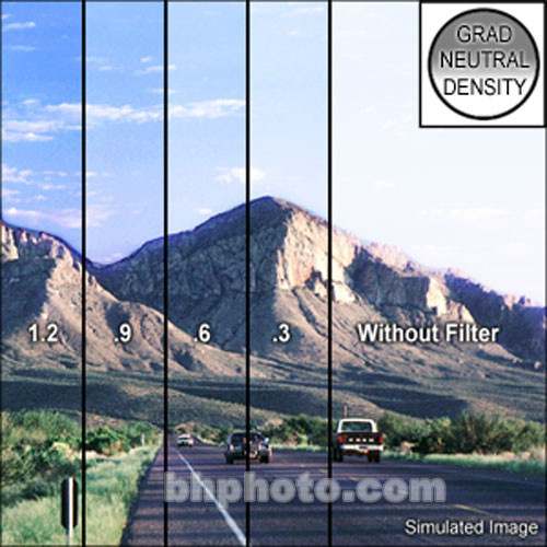 Tiffen 4 x 5.65" Hard Edge Graduated 0.6 ND Filter (Vertical Orientation)