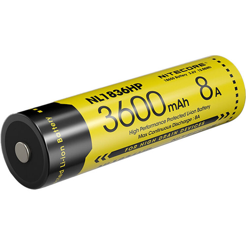 Nitecore NL1836HP 18650 Li-Ion Rechargeable Battery (3.6V, 3600mAh)
