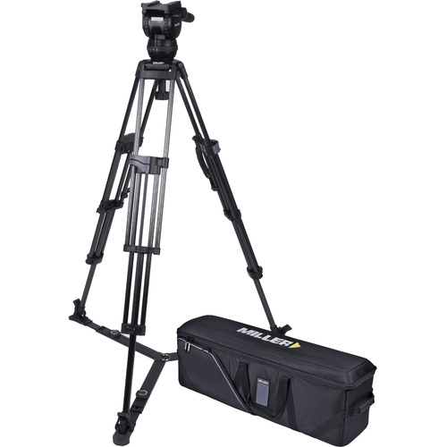 Miller CX8 Head and 75 Sprinter II Carbon Fibre Tripod with Ground Spreader and Case