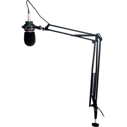 Proel Desk Mic Stand with Extendable Arm Plus FXLR-MXLR Cable (5m)