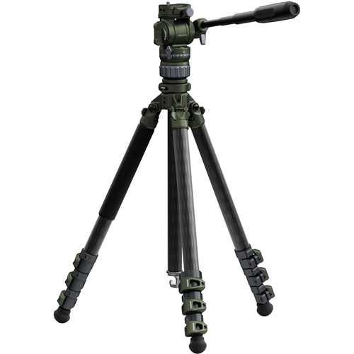 Tilta Travel Video Fluid Head with 3-Stage Carbon Fibre Tripod Legs (Forest Green)