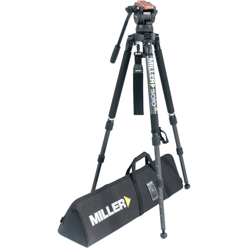 Miller Versa CXV10 Head, Solo-Q 100 2-Stage Carbon Fibre Tripod & Soft Case Kit