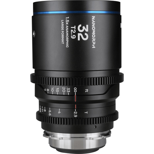 Laowa Nanomorph 32mm T2.9 1.5X LF Anamorphic Lens (Blue)