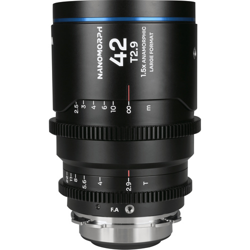 Laowa Nanomorph 42mm T2.9 1.5X LF Anamorphic Lens (Blue)