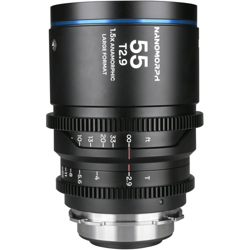 Laowa Nanomorph 55mm T2.9 1.5X LF Anamorphic Lens (Blue)