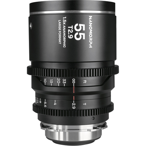 Laowa Nanomorph 55mm T2.9 1.5X LF Anamorphic Lens (Silver)