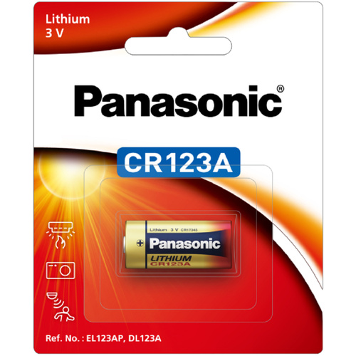 Panasonic CR123A 1400mAh Camera Battery