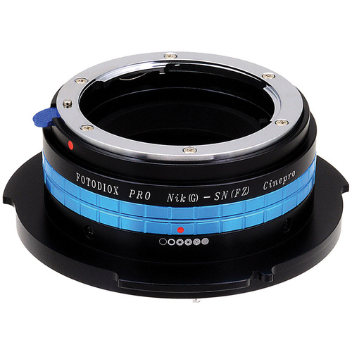FotodioX Pro Lens Mount Adapter Nikon F, G/DX to Sony FZ Mount
