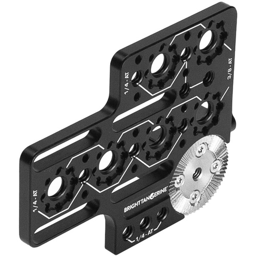 Bright Tangerine Cheese Plate with NATO Clamp for RED KOMODO/KOMODO-X Camera