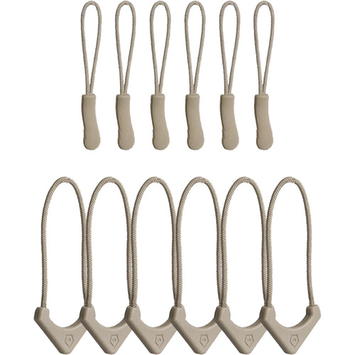 WANDRD Standard Zipper Puller (Yuma Tan, 12-Pack)